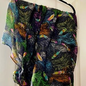 Feather Print Scarf!